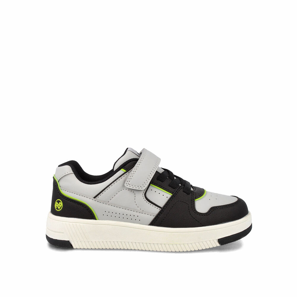 Zapatilla Ni&ntilde;o Bubblegummers Arnie Gris Claro - Blanco image number 0.0